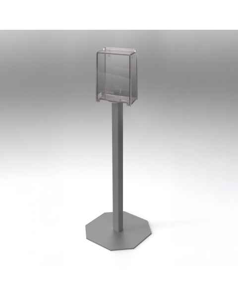 Poltex MSKDISP-2STL Earloop Mask Dispenser, Stand Mount, Without Sign Sleeve
