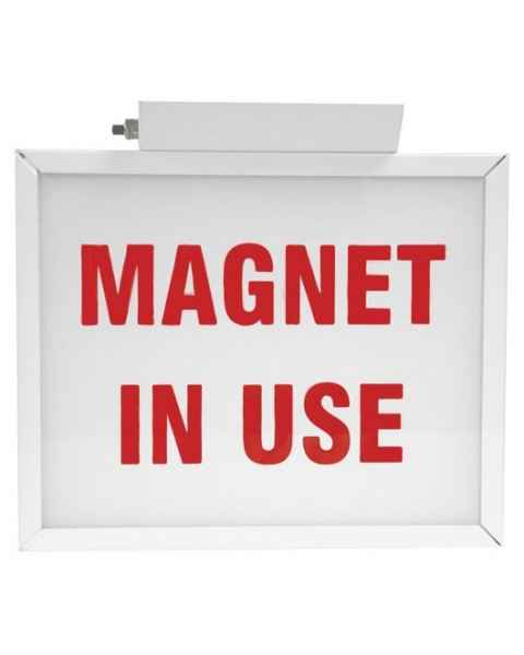 "Magnet In Use" Light-Up Wall Sign