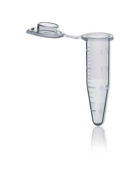 BrandTech 1.5mL Sterile Microcentrifuge Tube with Lid - Clear