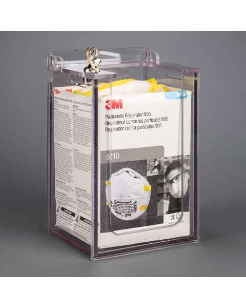 Poltex N95MSKLCK Locking N95 Mask Dispenser (Face Masks are Not Included)