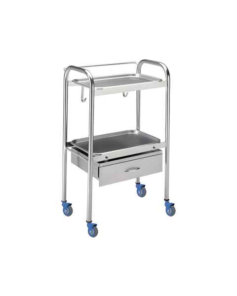 Pedigo P-1100-SS Anesthesia Cart with One Drawer