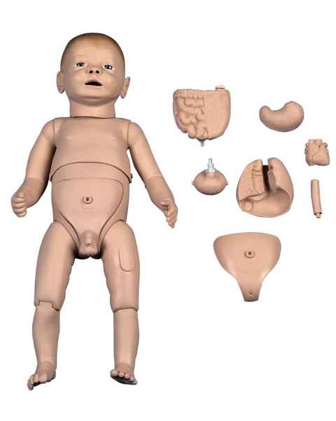 Deluxe Dual-Sex Nurse Training Baby - New Born