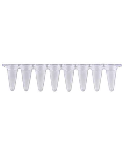 P3801-QF PureAmp 0.1mL Low Profile qPCR Frosted 8-Tube Strips with Separate Optical Cap Strips