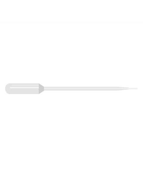 5mL Transfer Pipette - Standard Bulb, Extended Tip, 144mm Length