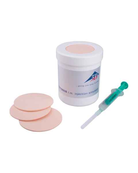 3B Scientific P54 Intramuscular Injection Simulator - Light Skin Tone