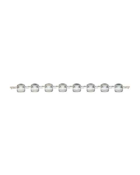 Globe Scientific PCR-02DC 8-Strip Cap for 0.2 mL PCR Tube - Dome Cap, Natural