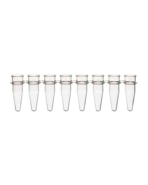 Globe Scientific PCR-02S 0.2 mL 8-Strip PCR Tube without Cap