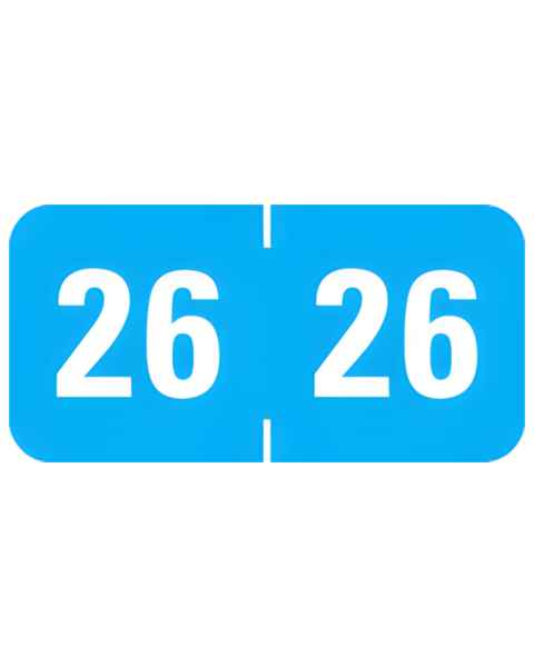 2026 Year Labels - Profile Compatible PFYV Series - Size 3/4
