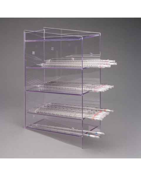 Poltex PGSERPIP4 Serological Pipette Holder, 4 Pocket - Without Bracket, Countertop (Pipettes are Not Included)