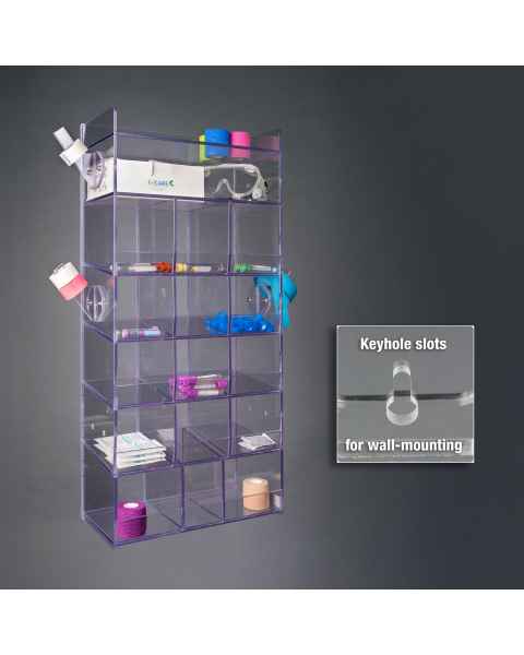 Poltex PHLEBSTATMONST-W Phlebotomy Super Station, Wall Mount (Supplies are Not Included)