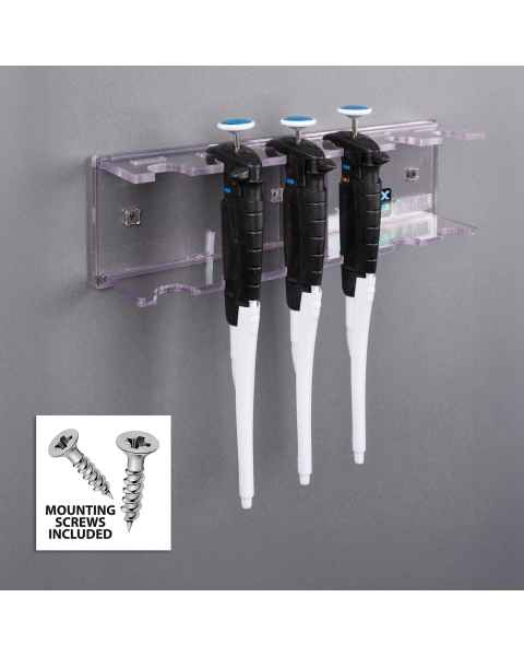 Poltex PIPTLT6-W Pipettor Hanger, 6 Position - Wall Mount (Pipettes are Not Included)
