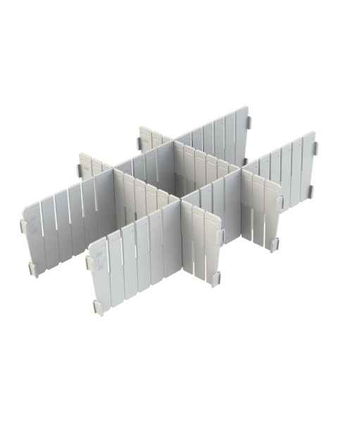 Pegasus PLY-DIVSET-6 Drawer Divider Set for PolyCart Series - 6" Height
