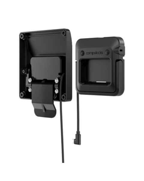 Compulocks PM01 PowerMove Universal Charging Dock for iPad, Back Plate Left Angle View (Cable is Sold Separately)