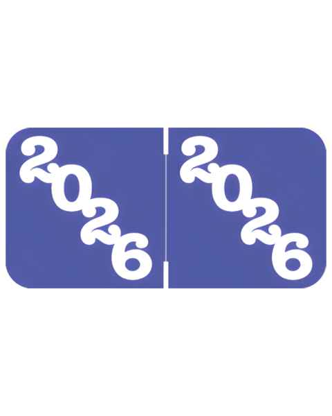 2026 Year Labels - POS Compatible POYM Series - Size 3/4