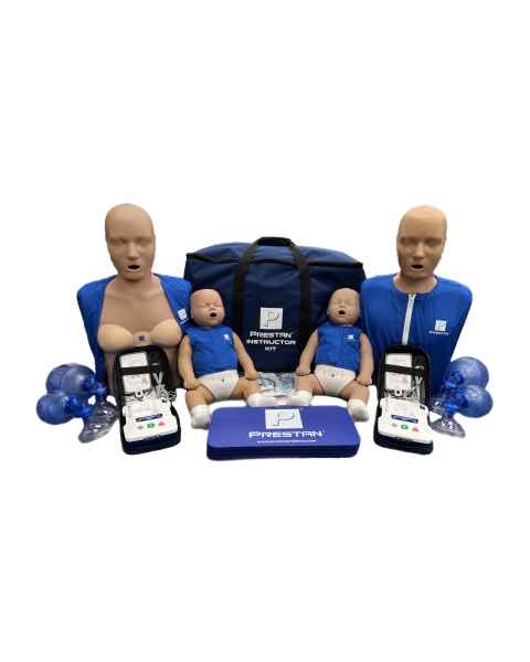 Prestan Professional Instructor Kit with CPR Feedback, 4-Pack, Dark Skin Tone