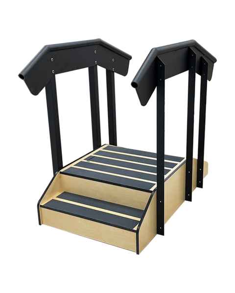 Pivotal Health Solutions PTST-001-ALHR-ADA Pass Through Rehabilitation Staircase, ADA Compliant