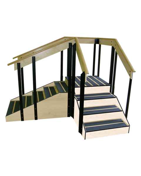 Pivotal Health Solutions PTST-005-WHR Convertible Rehabilitation Staircase