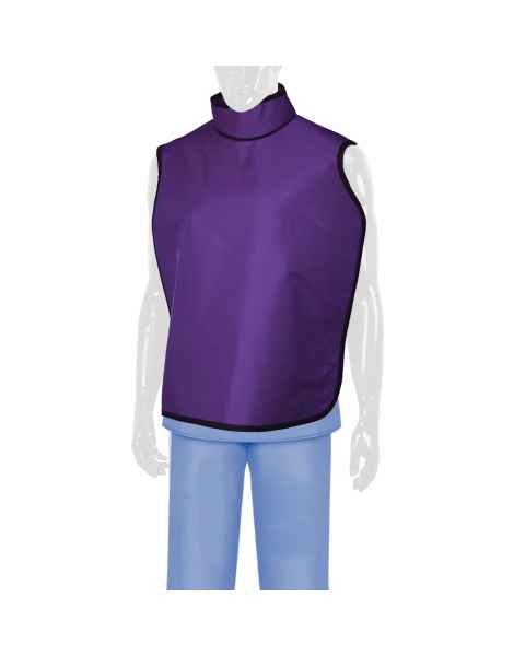 Quickship Radiation Lightweight Lead Dental Apron - Adult Size, Nylon Purple