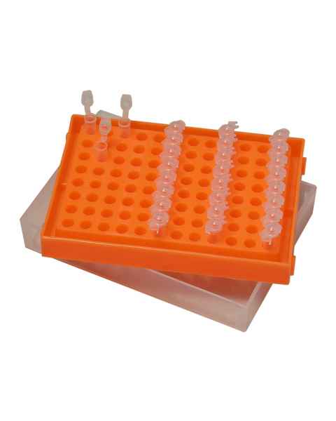 PCR Box Rack with Lid for 96 x 0.2mL Tubes, Strips, or Plates