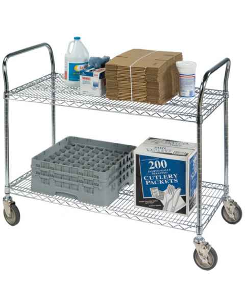 Heavy Duty Wire Shelf Utility Carts