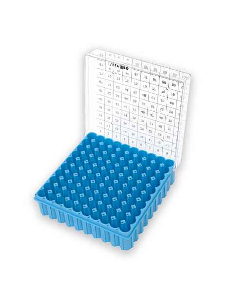 MTC Bio R2200 Cryogenic Storage Box with Clear Hinged Lid, 100-Place