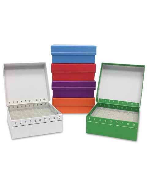 MTC Bio FlipTop Cardboard Freezer Box 100-Place R2700 Series and 81-Place R2781-Series