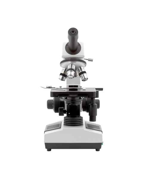 LW Scientific R3M-MN4A-DAL3 Revelation III DIN Microscope, Monocular with Achromatic Objectives - Front View