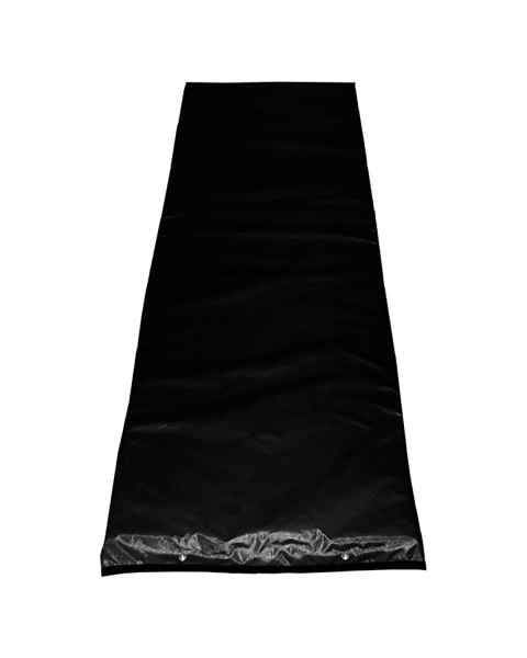 Standard Plus Radiolucent X-Ray Table Pad with Grommets - Black Techno-Tuff Vinyl 80" L x 30" W
