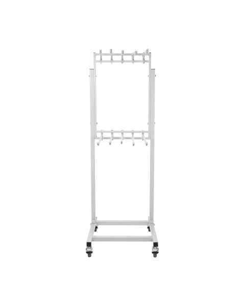 Phillips Safety RAR-MVSR5 Vest and Skirt Mobile Apron Rack, Front View