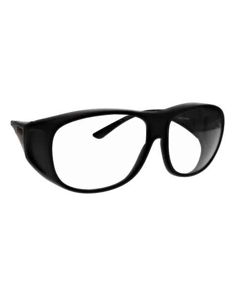 Phillips Safety Fit Over Radiation Glasses Model ESC302N - Black (Right Angle View)