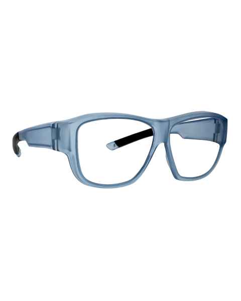 Phillips Safety Fit Over Radiation Glasses Model FitProtek - Blue (Right Angle View)