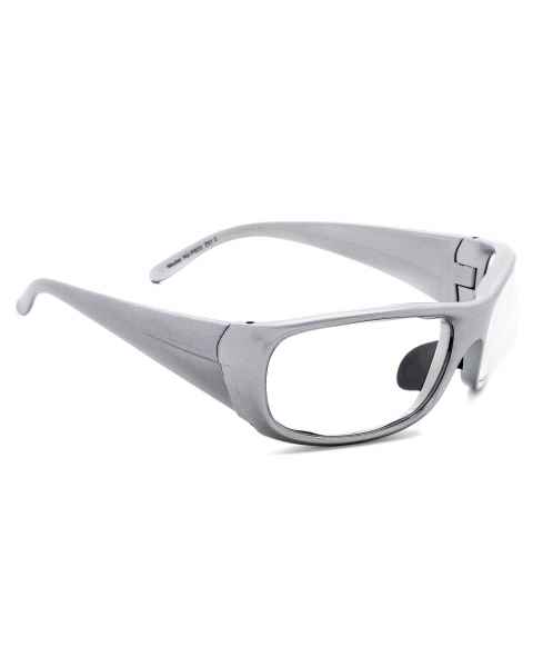 Model P820 Wrap Around Radiation Glasses - Silver