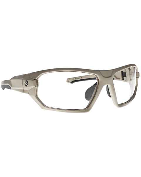 Wrap Around Radiation Glasses Model Q368 - Beige