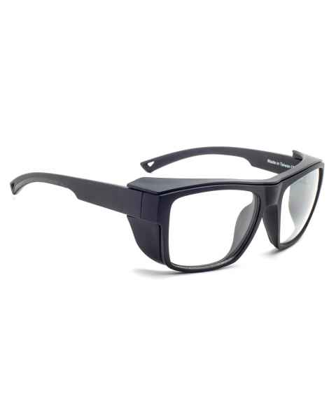 Model X25 Plastic Frame Radiation Glasses - Black