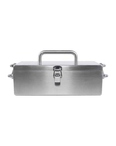 Phillips Safety RNM-SYTB-10 Nuclear Syringe Carrier Box, 10 mm Lead Equivalent - Front View