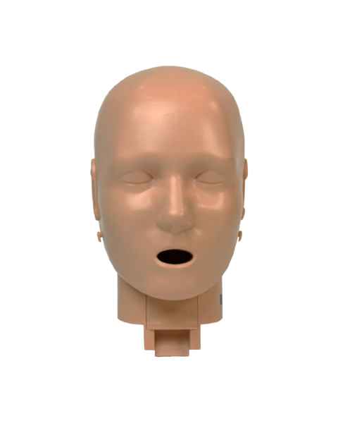 Prestan RPP-ULHEAD-1-DS Replacement Head Assembly for Adult Ultralite® Manikin - Dark Skin Tone