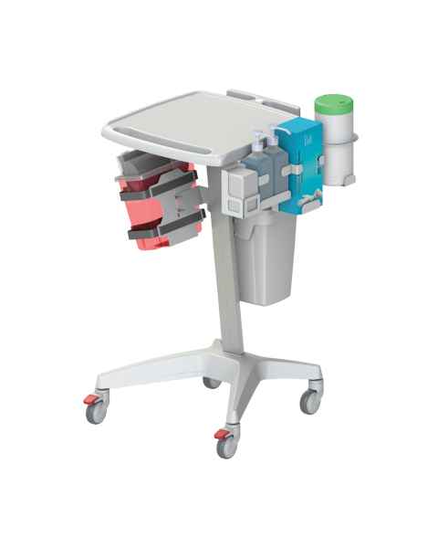 Pegasus RSB-HMDL Hemodialysis Roll Stand (The Disinfectant bottles, Wet wipes, Swab box, Glove box, and Sharps Container are Not Included)