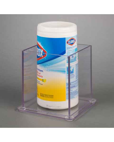 Poltex SANICLOR1-CT Sanitizing Wipe Holder - 1 Pocket, Countertop (Consumables Not Included)