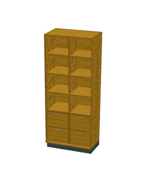 Pivotal Health Solutions SC-006 Stor-Edge&trade; Stationary Cabinet with Fixed Shelves