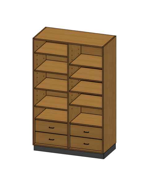 Pivotal Health Solutions SC-015 Stor-Edge&trade; Stationary Cabinet with Adjustable Shelves and Drawers