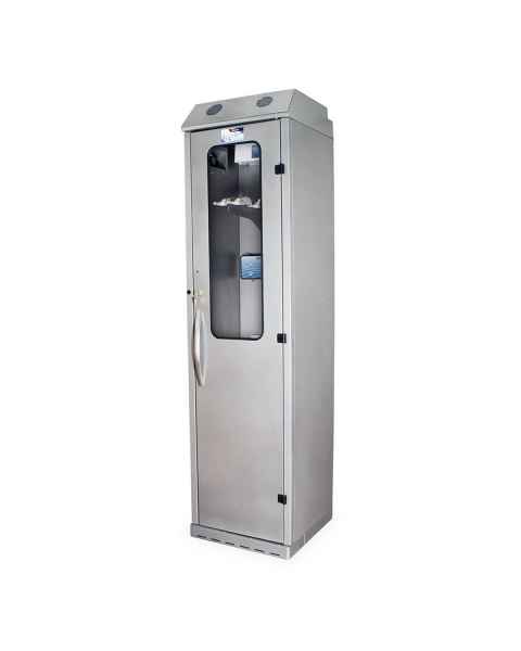 Harloff Powder Coated Steel SureDry 6 Scope Drying Cabinet with Dri-Scope Aid - Key Locking Tempered Glass Door