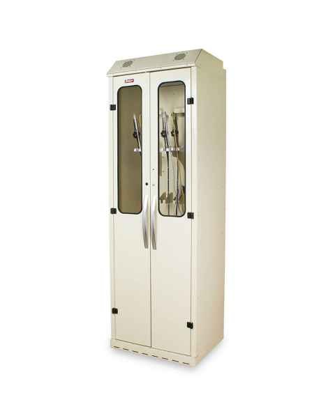 Harloff SC8030DRDP-TEE Powder Coated Steel SureDry 5 TEE Probe Drying Cabinet - Key Locking Tempered Glass Doors (TEE Probes NOT included)