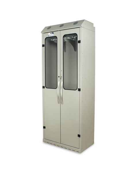 Harloff SC8036DRDP-14 Powder Coated Steel SureDry 14 Scope Drying Cabinet - Key Locking Tempered Glass Doors