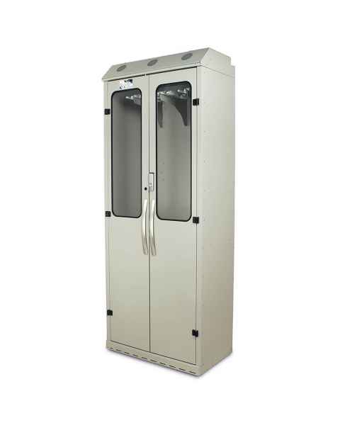 Harloff SC8036DREDP-14 Powder Coated Steel SureDry 14 Scope Drying Cabinet - Basic Electronic Push Button Locking Tempered Glass Doors