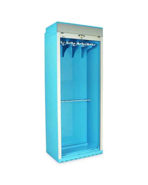 Harloff SC8036TKDP-14 Powder Coated Steel SureDry 14 Scope Drying Cabinet - Key Locking Tambour Door