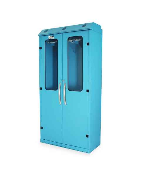 Harloff SC8044DRDP Powder Coated Steel SureDry High Volume 16 Scope Drying Cabinet - Key Locking Tempered Glass Doors