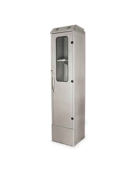 Harloff SC9424DR-6 Powder Coated Steel SureDry 6 Enteroscope Drying Cabinet - Key Locking Tempered Glass Door