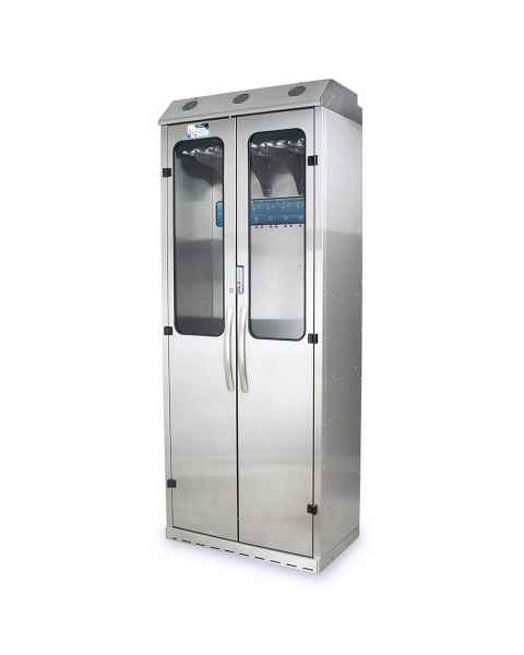 Harloff SCSS8036DREDP-14 Stainless Steel SureDry 14 Scope Drying Cabinet - Basic Electronic Push Button Locking Tempered Glass Doors