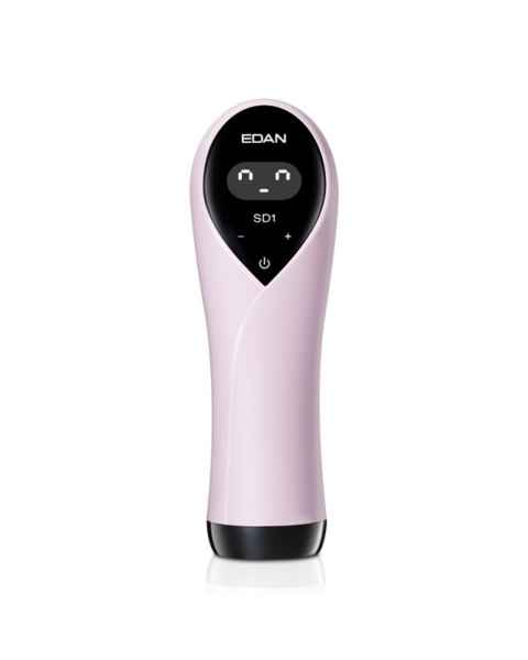 Edan SD1 Ultrasonic Pocket Fetal Doppler, Heart-Rate Display, 3 MHz Probe - Front View