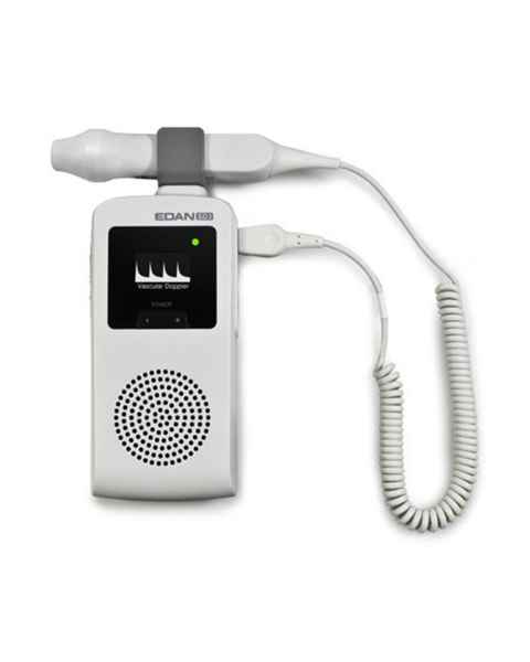 Edan SD3V Ultrasonic Pocket Vascular Doppler, Non-Display with Vascular Probe - Front View